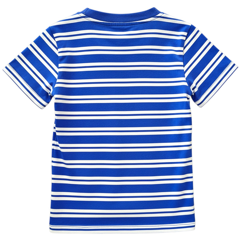 Gameday Tee in Blue & White