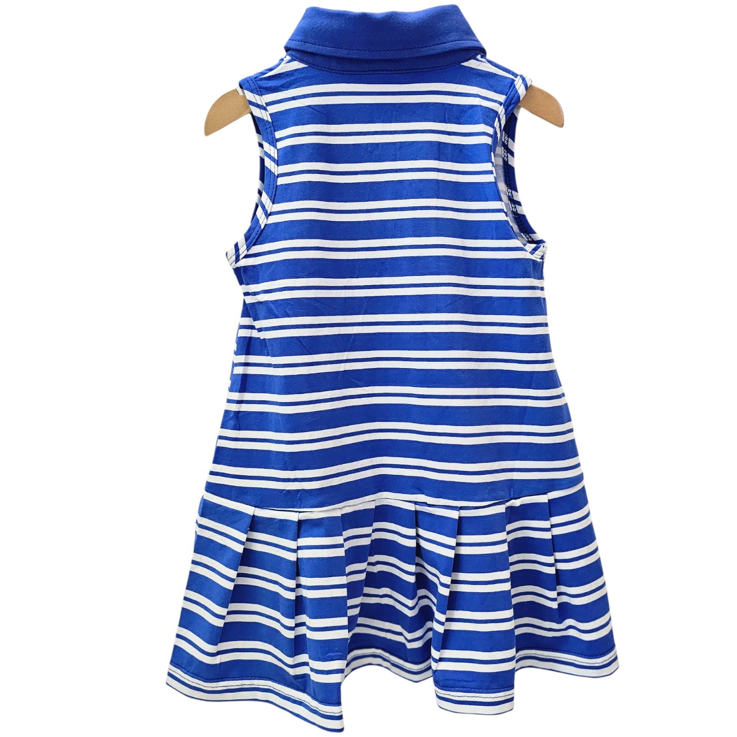 Gameday Polo Dress - Blue & White