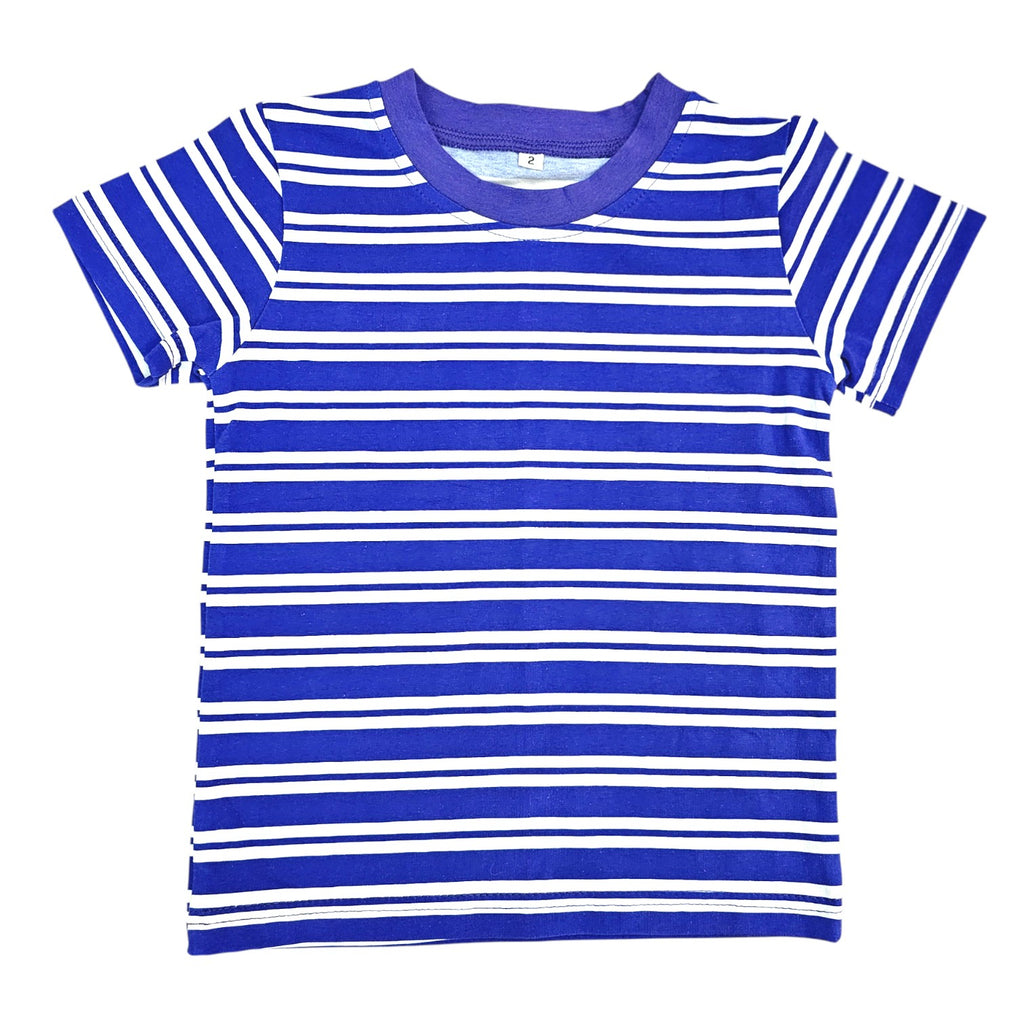 Gameday Tee in Purple & White