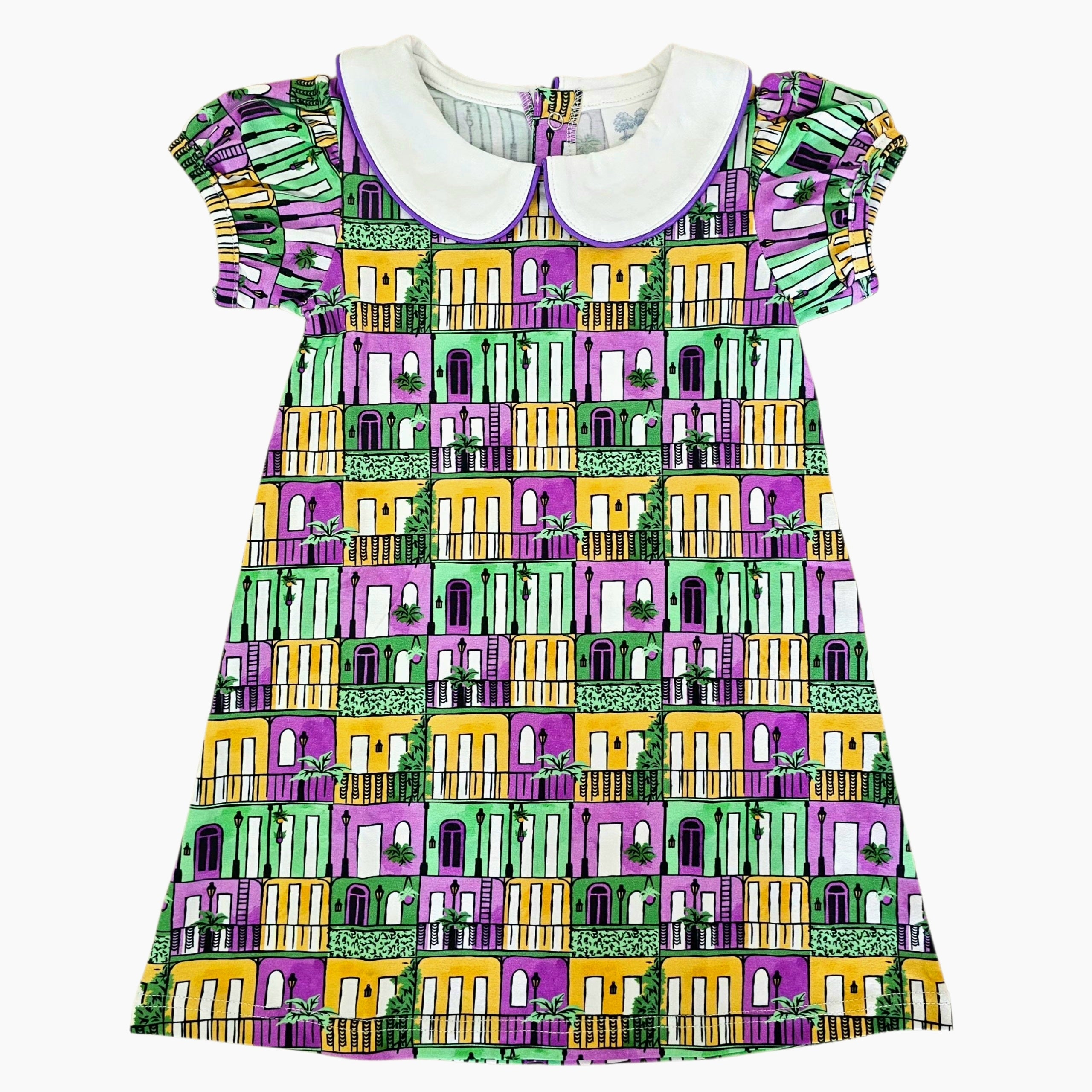 Royal Street Row Peter Pan Puff Dress