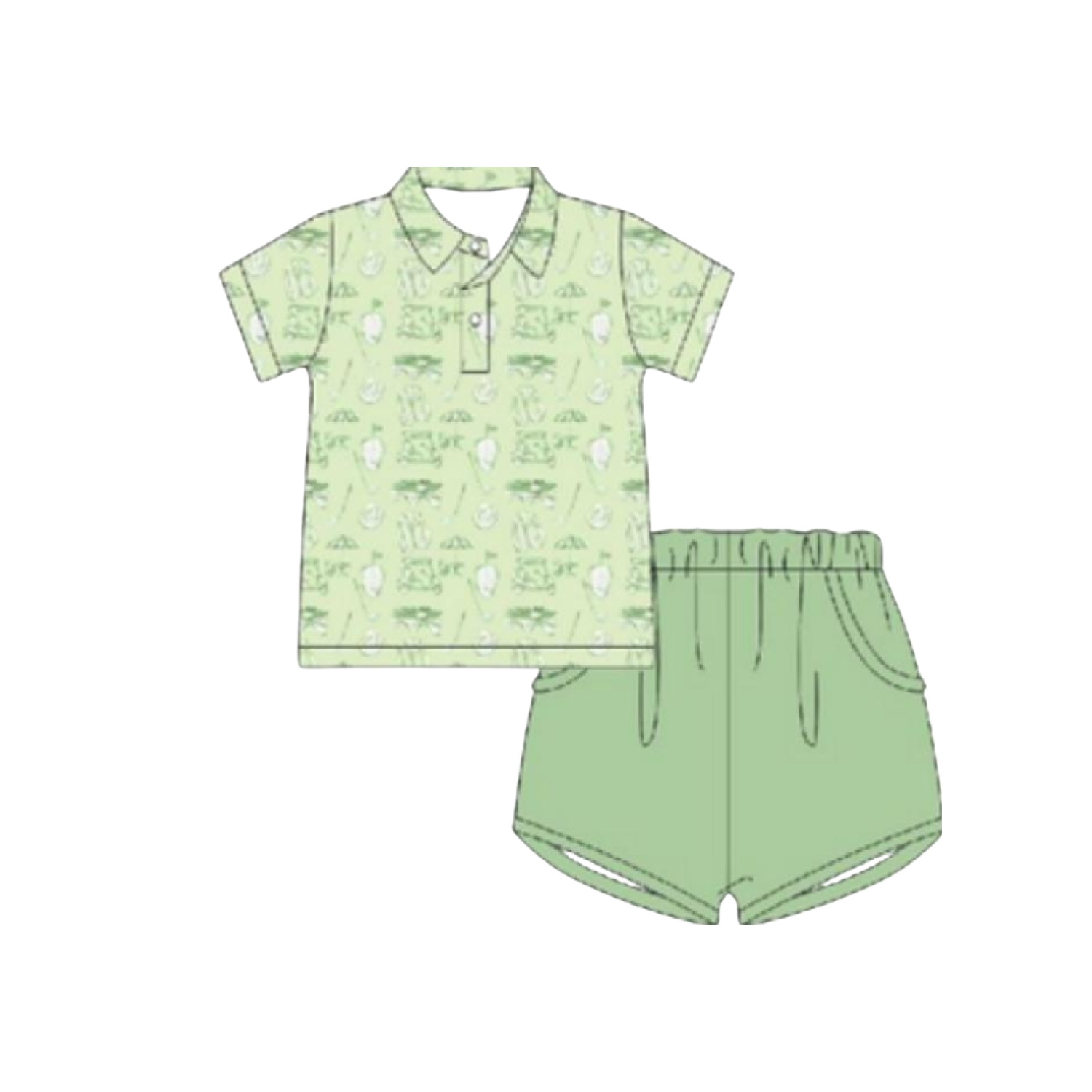 Augusta Lane Classic Polo Set