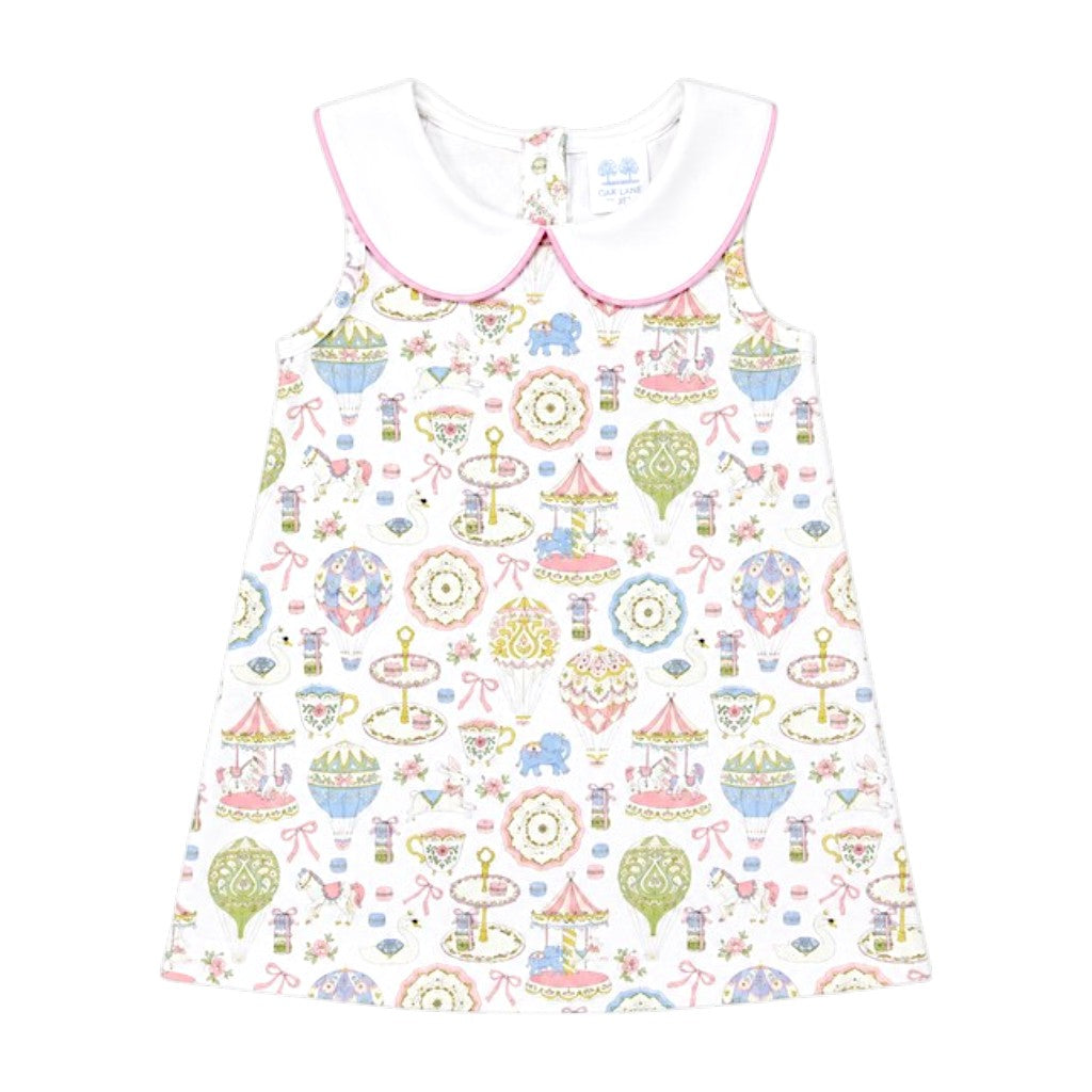 Storybook Soirée Sleeveless Peter Pan Dress