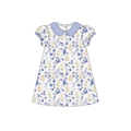 Blue Willow Bunny Peter Pan Puff Dress