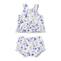 Blue Willow Bunny Crossover Bloomer Set