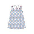 Coastal Catch Sleeveless Peter Pan Dress