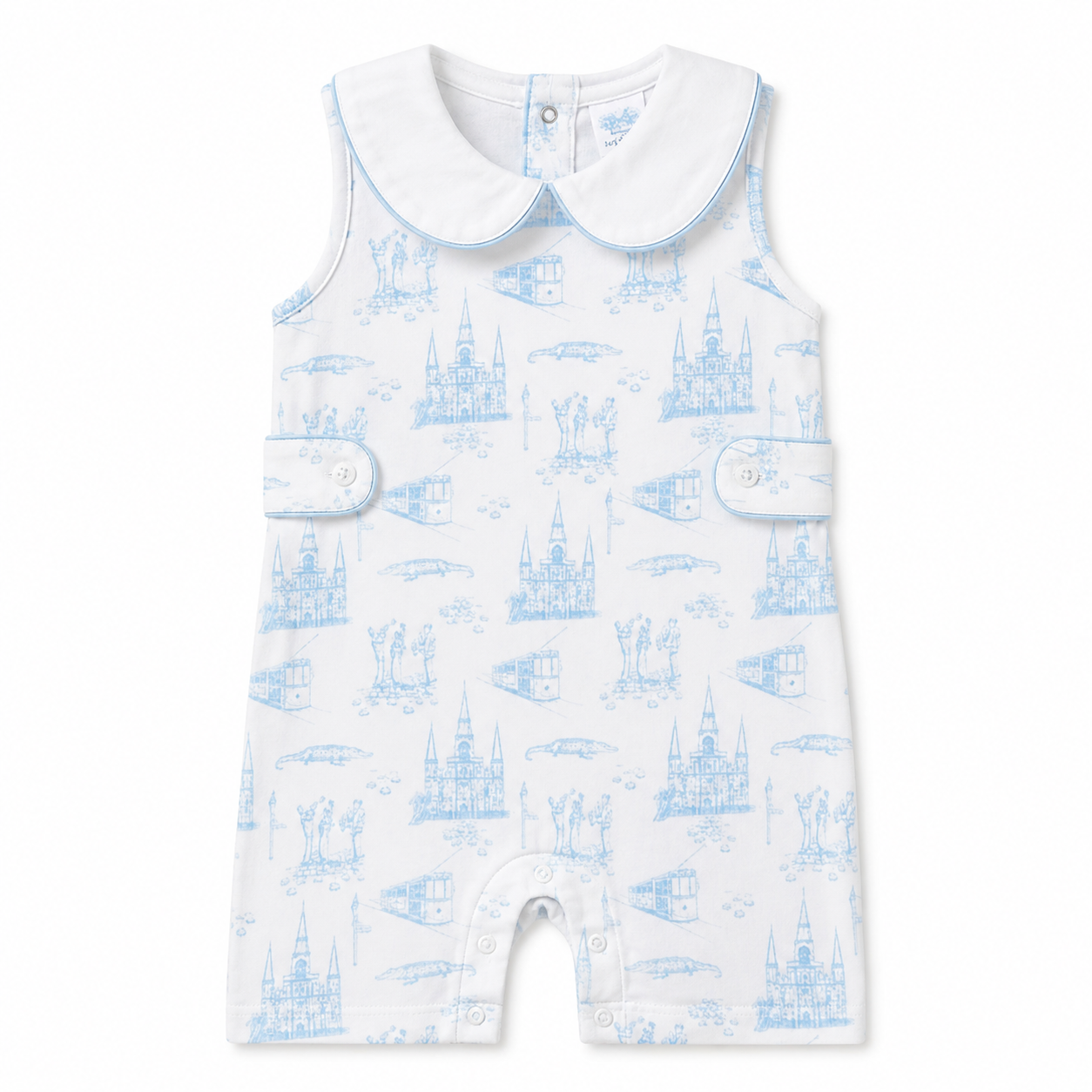 Garden District Toile Blue Peter Pan Jon Jon