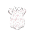 Garden District Toile Pink Peter Pan Puff Bubble