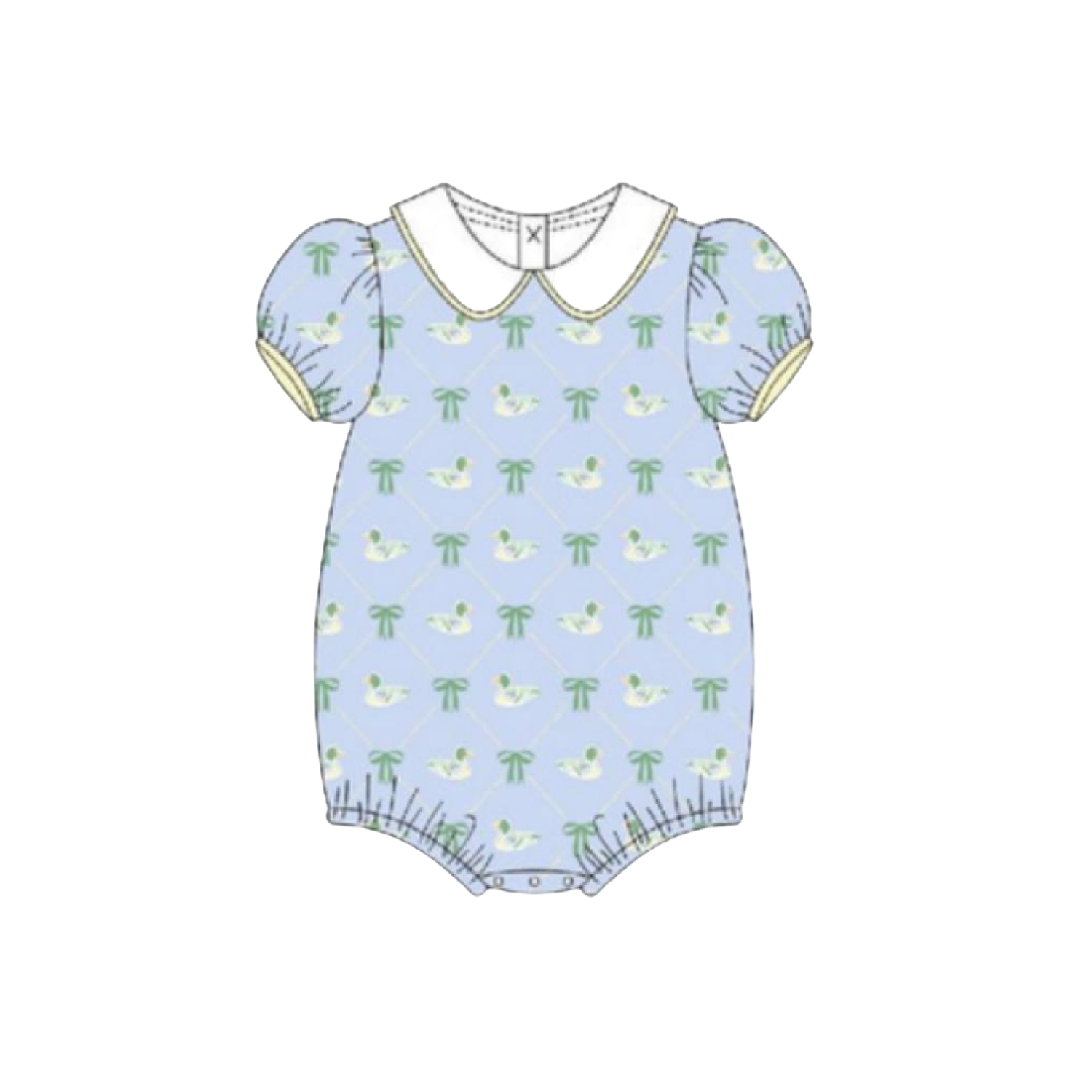 Mallard Manor Bow Peter Pan Puff Bubble