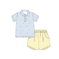 Mallard Manor Stripe Classic Polo Set