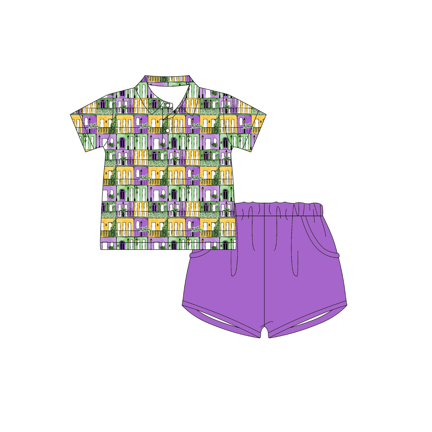 Royal Street Row Classic Polo Set