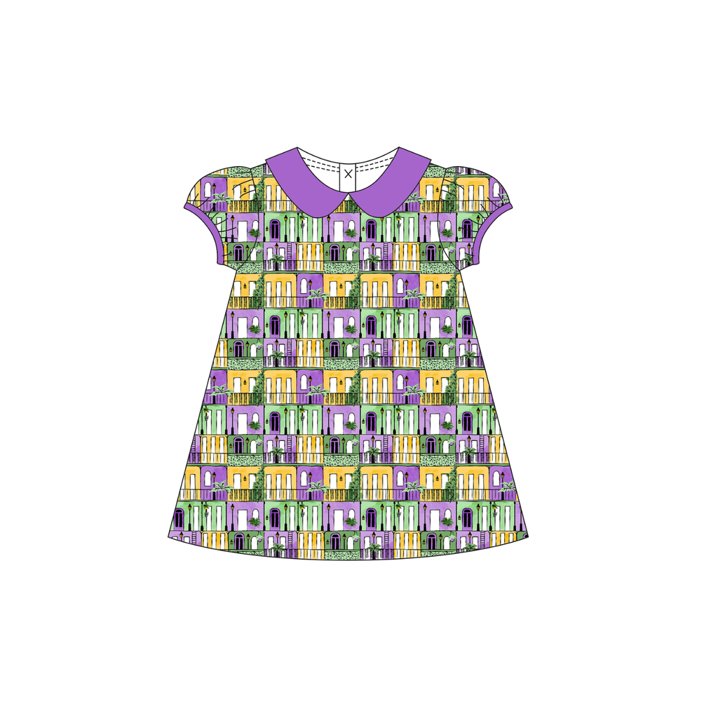 Royal Street Row Peter Pan Puff Dress