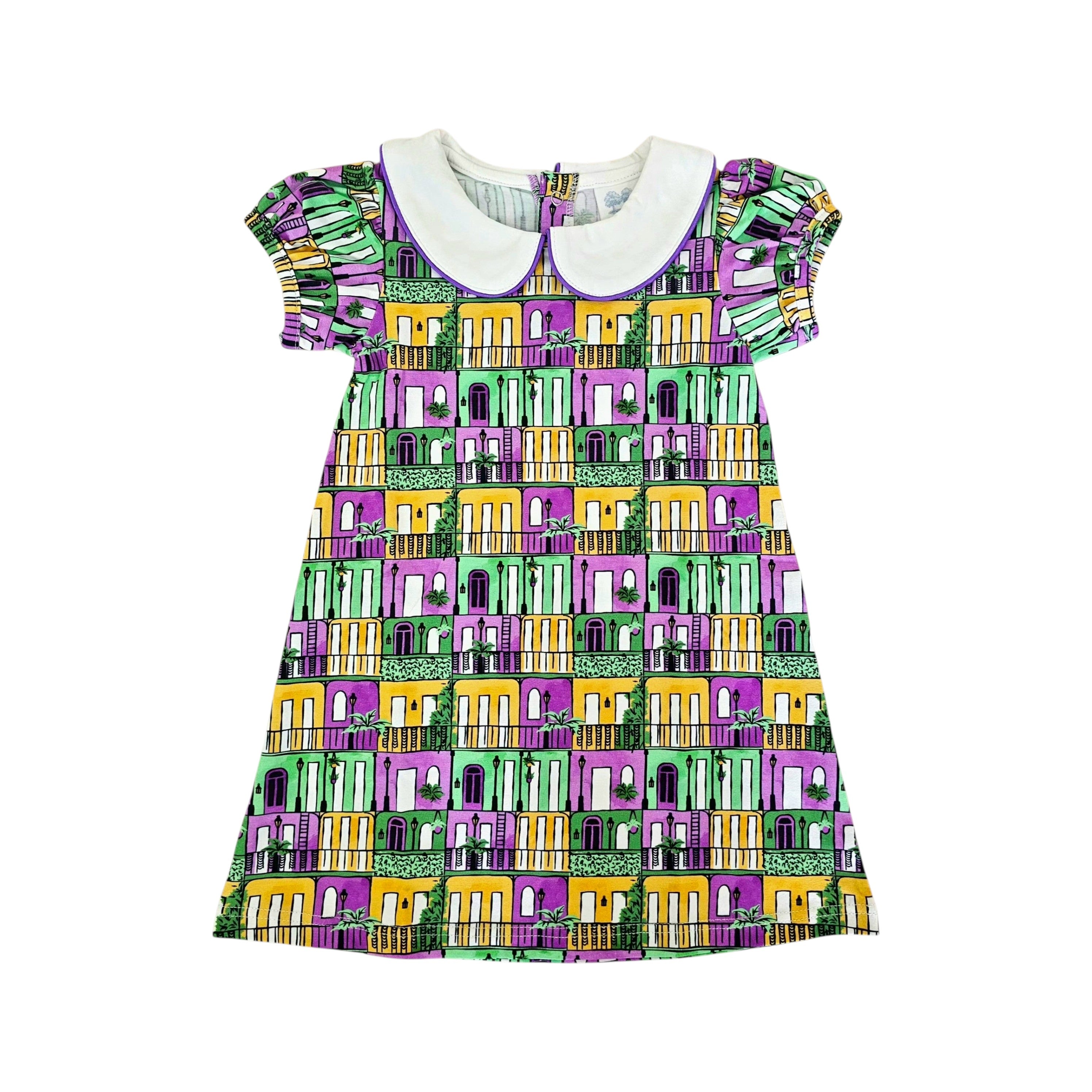 Royal Street Row Peter Pan Puff Dress