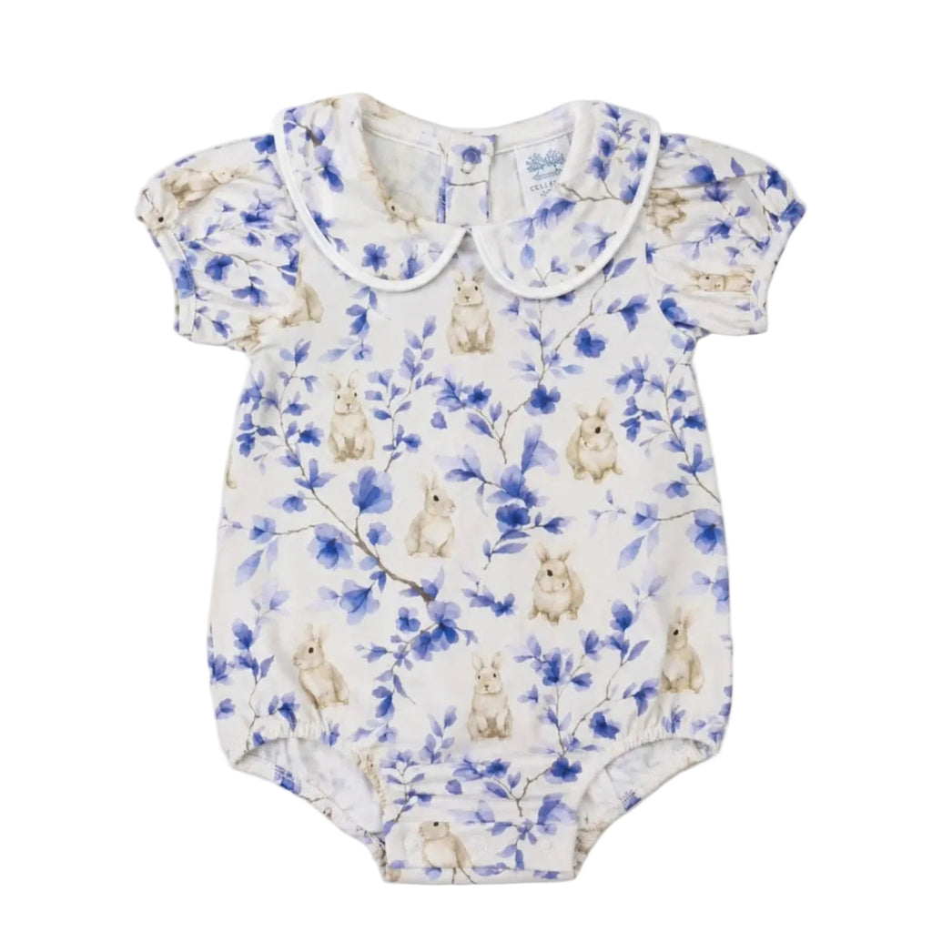 Blue Willow Bunny Peter Pan Puff Bubble