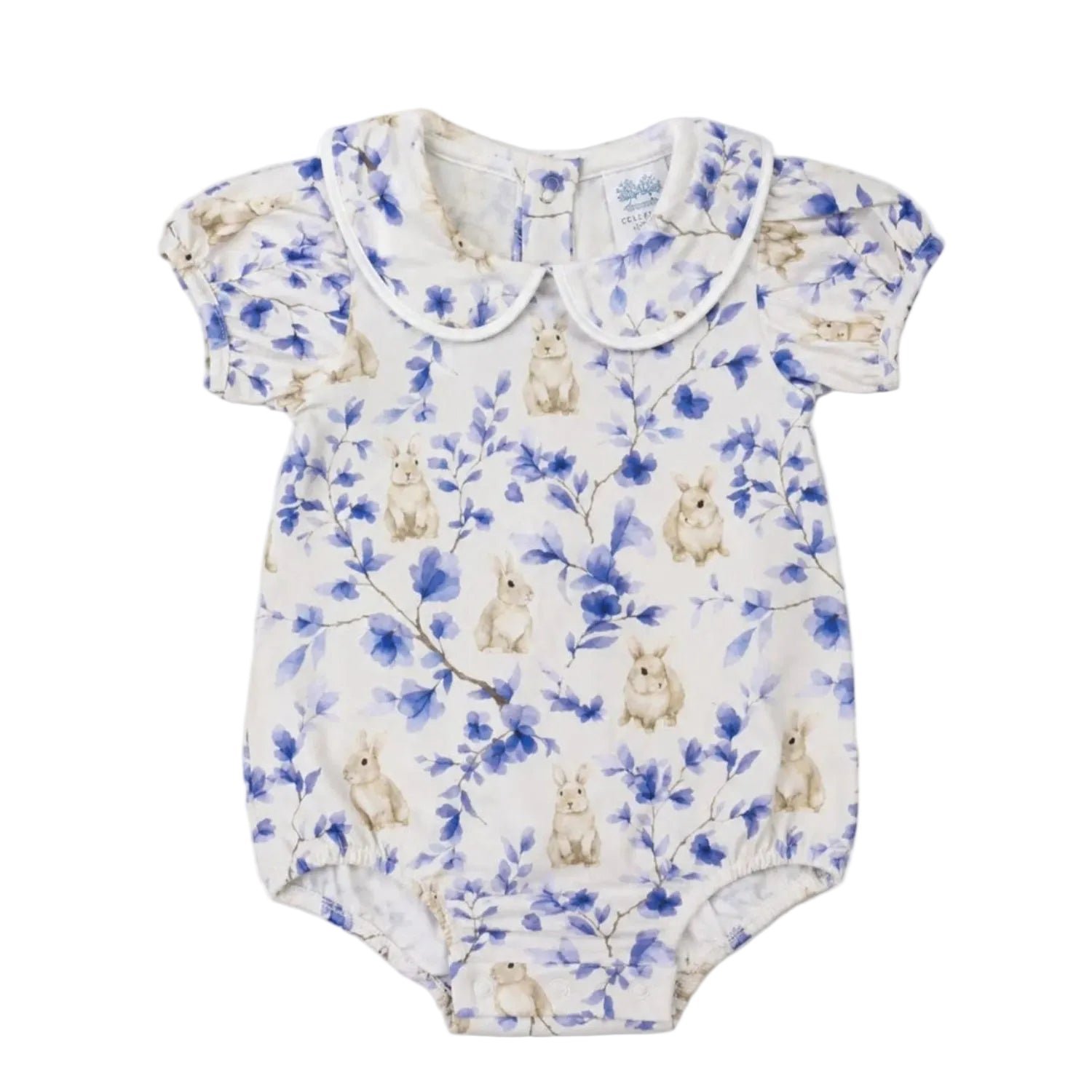 Blue Willow Bunny Peter Pan Puff Bubble