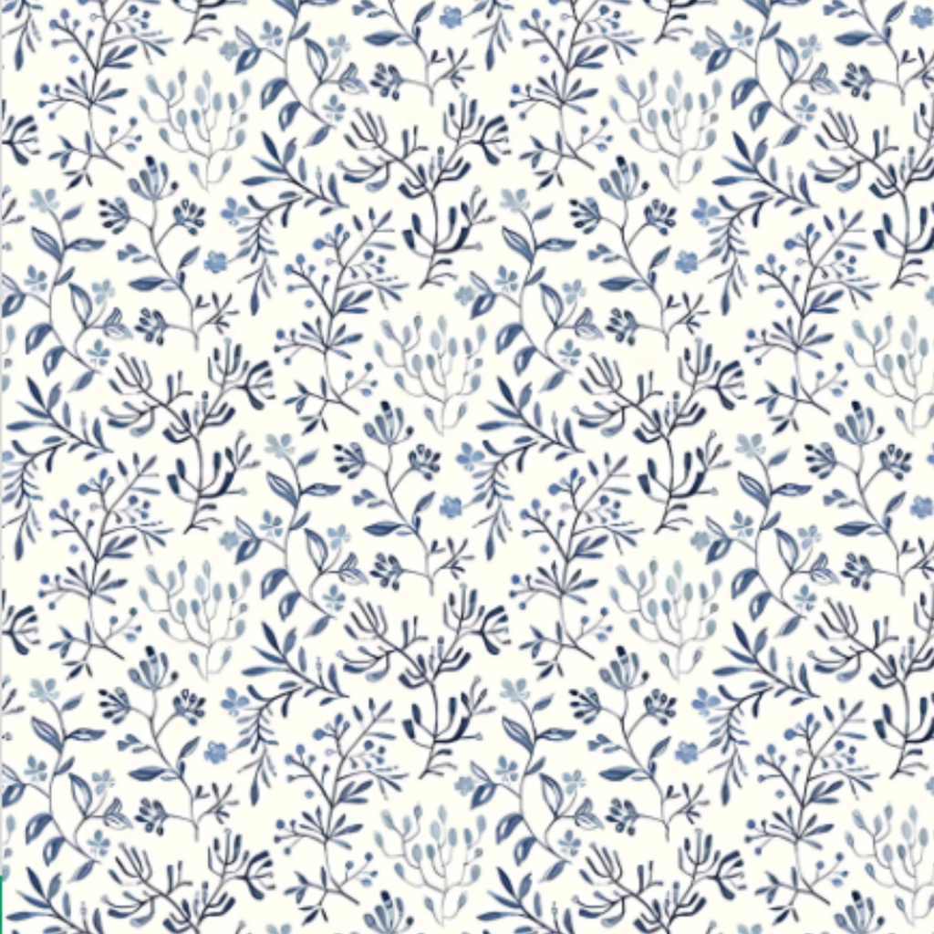 Collard Tunic Set in Navy Floral