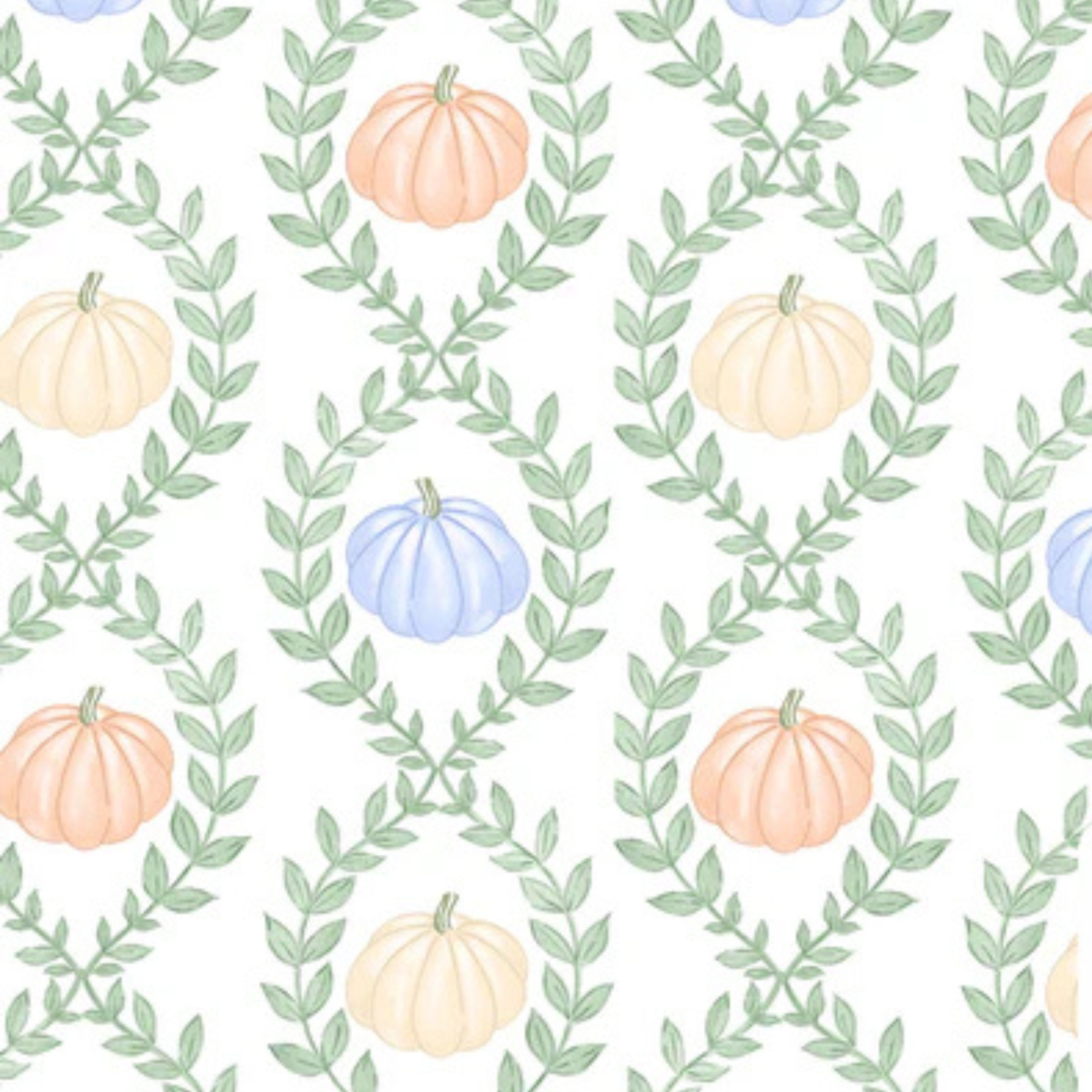 Long Sleeve Short Set in Pumpkin Print