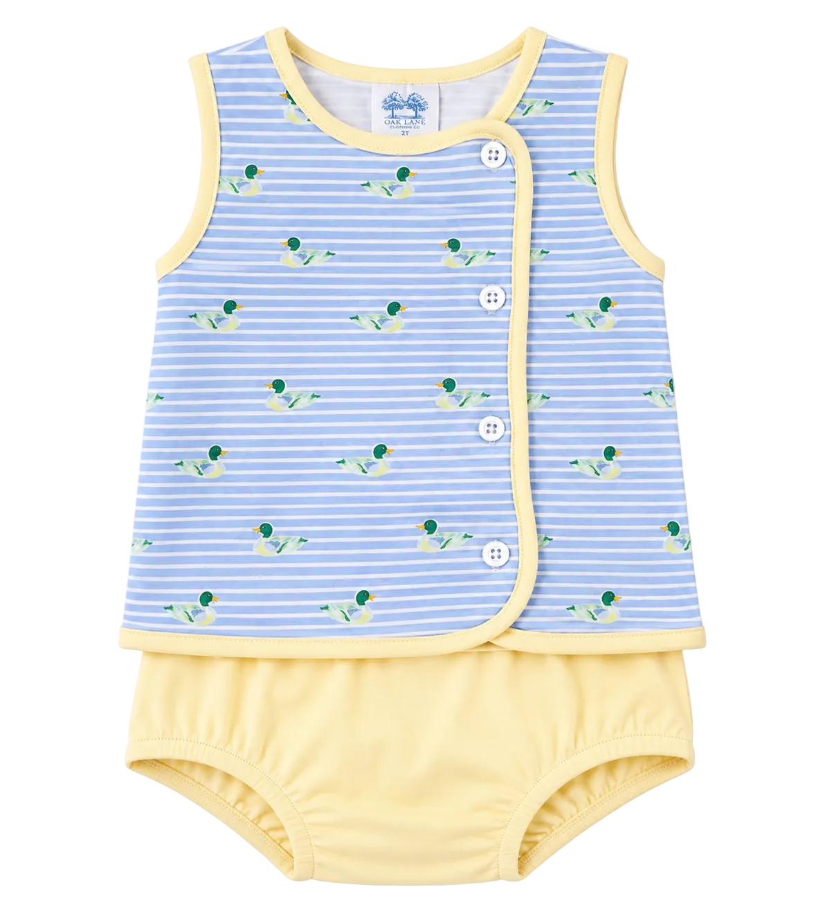 Mallard Manor Stripe Classic Bloomer Set