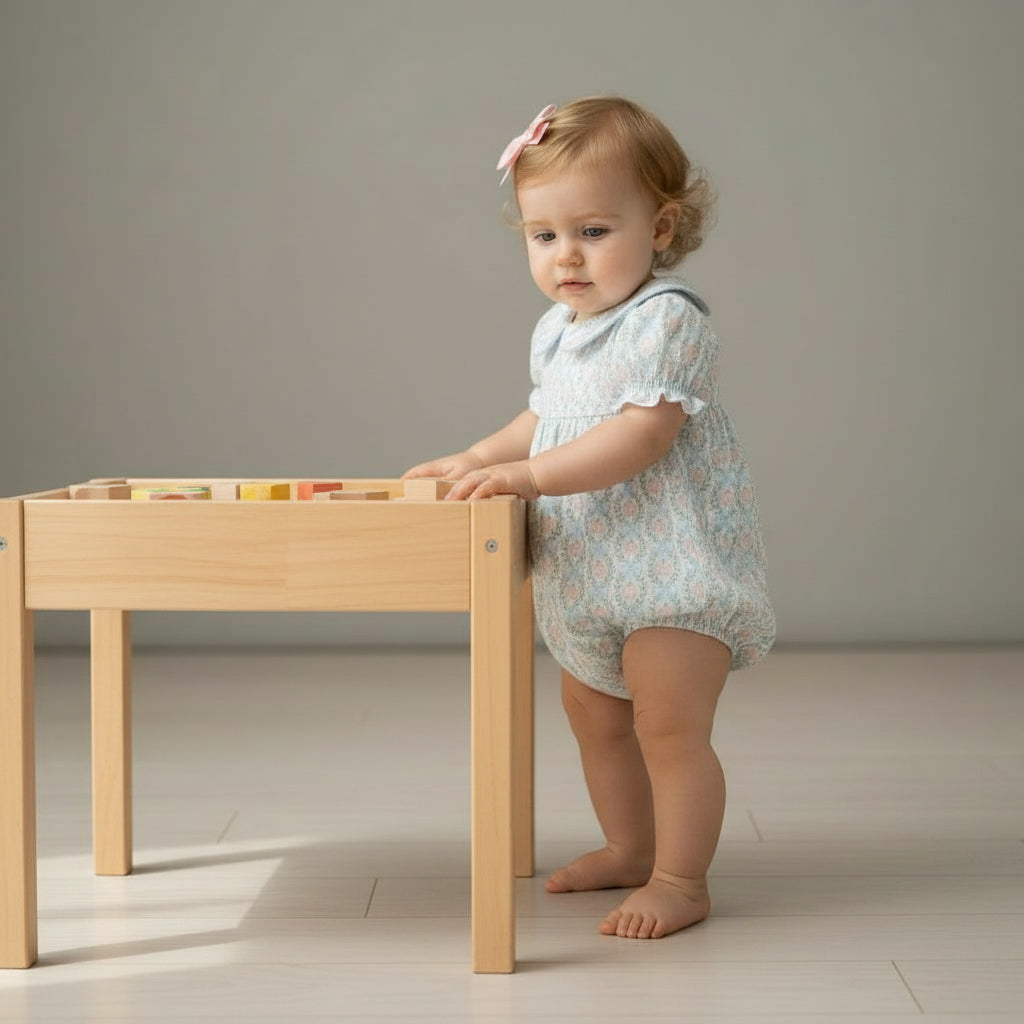 Short Sleeve Collared Bubble in Bow Pumpkin Print